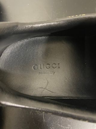 Zapatillas Gucci Dapper Dan Negras y Doradas