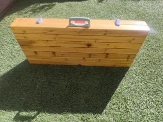 Mesa Plegable Madera y Metal