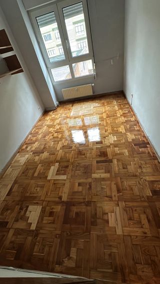 Suelo de parquet de madera