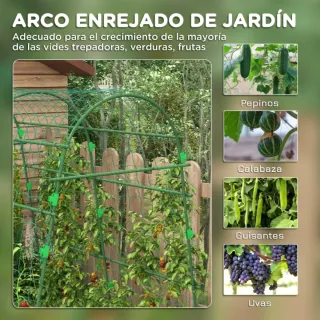 Enrejado para tomates verde