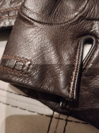 Guantes de cuero para niño/a marrones