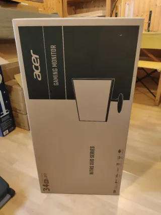 Monitor da gioco ultrawide Acer Nitro 34 pollici