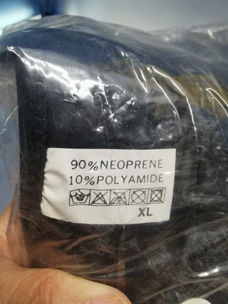 Traje neopreno femenino pantalón corto, talla XL