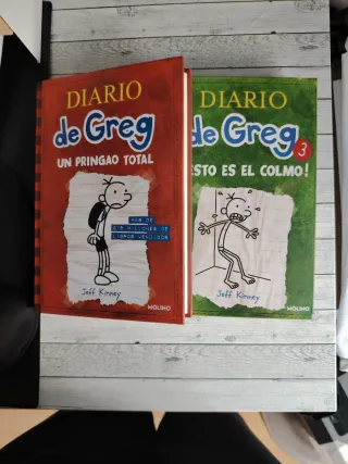 Lote 2 libros:Diario de Greg 1 - Un pringao total
