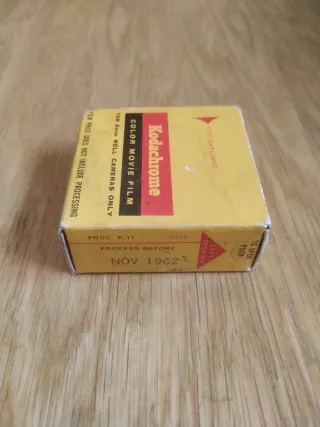 Kodachrome 8mm película de color