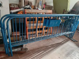 Vallas de protección metálicas