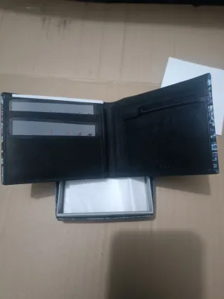 Cartera Billetera Wildzone Piel Diseño Étnico