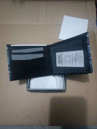 Cartera Billetera Wildzone Piel Diseño Étnico