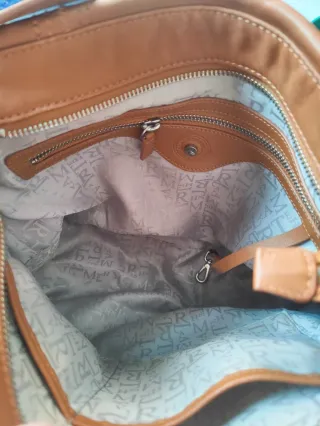 Bolso Lamarthe Paris piel camel