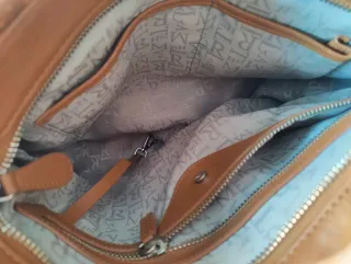 Bolso Lamarthe Paris piel camel