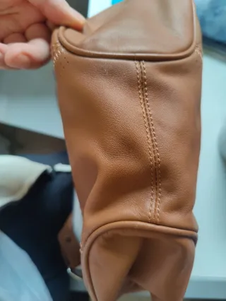 Bolso Lamarthe Paris piel camel