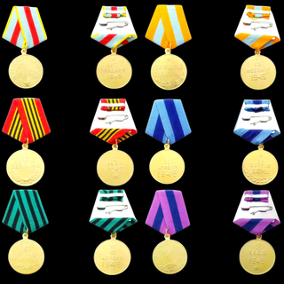 Colección 6 Medallas Militares Soviéticas IIWW