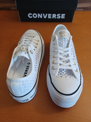 Converse All Star Lift Blancas Talla 37.5