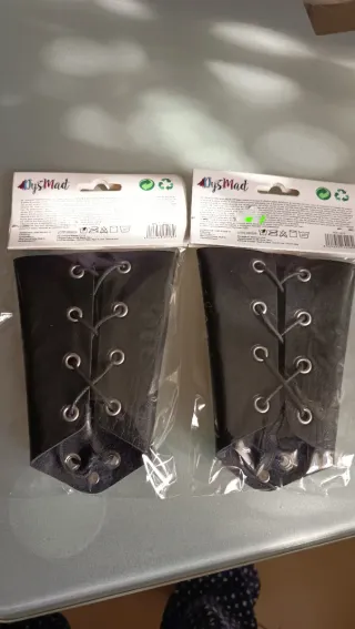 Dos Brazaletes Cuero para disfraz medieval,romano