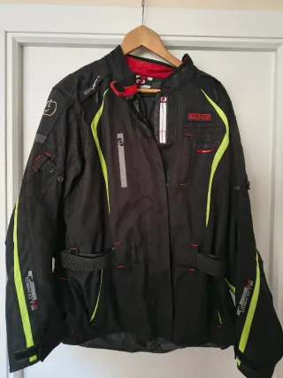 Chaqueta Moto Oxford Negra Talla XL