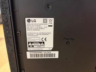 LG SJ4 Barra de Sonido y Subwoofer