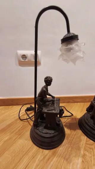 Pareja Lámparas Mesita Noche