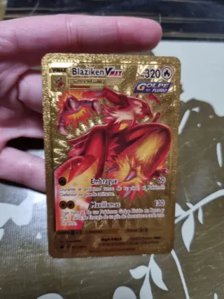 2 Cartas Pokémon Doradas Blaziken VMax
