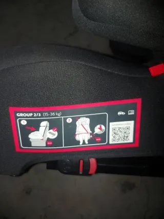 Silla de coche con ISOFIX Baby auto. Grupo 2-3