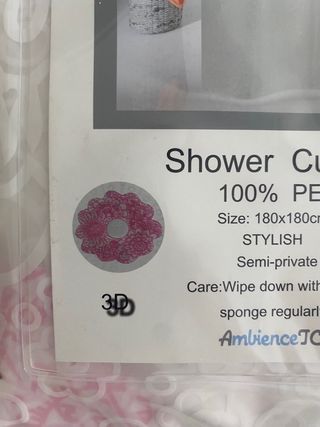 Cortina de ducha Ambience IC 180x180cm