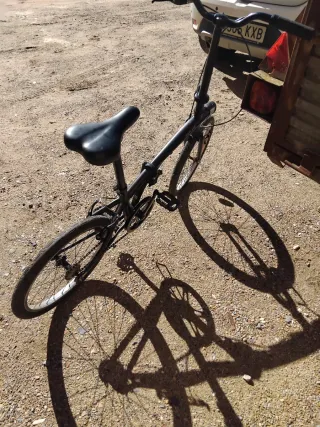 Bicicleta plegable OXYLANE negra