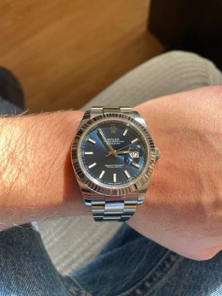 Rolex Datejust 41 Esfera Azul Oro Blanco