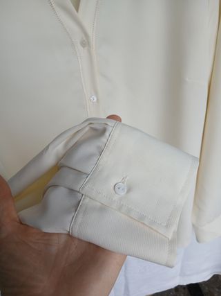 Camicia Luisa avorio poliestere XXL