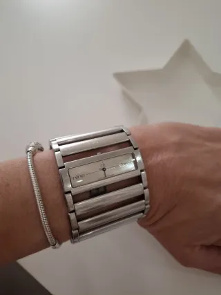 Reloj Calvin Klein Plata y Blanco