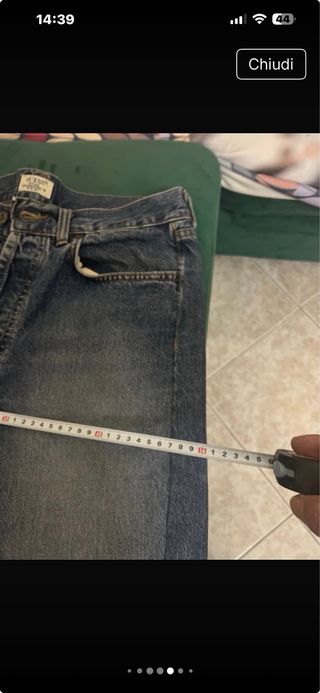 Jeans Guess Blu con sfumature chiaro e scuro