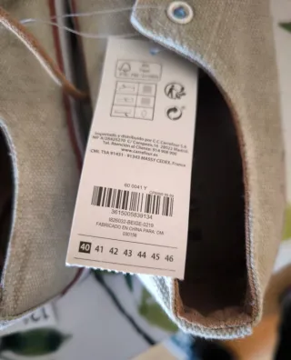 Zapatillas casuales beige