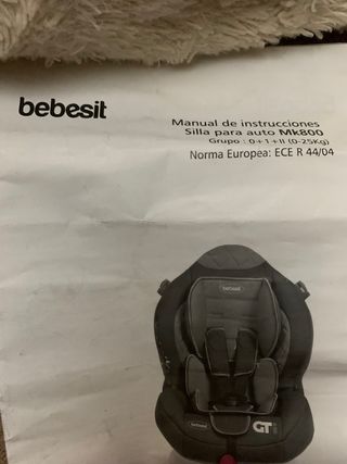 Silla de coche para niños Bebesit