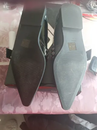 Zapatos negros mujer con hebilla