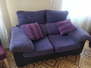 Conjunto Sofás Morados