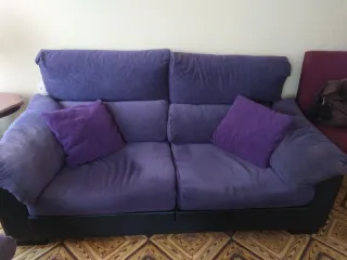 Conjunto Sofás Morados