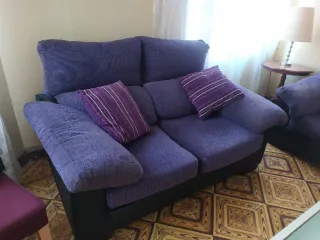 Conjunto Sofás Morados