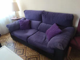 Conjunto Sofás Morados