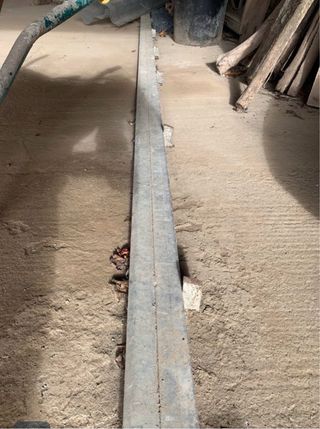 Puerta corredera aluminio 4x4. Puerta almacen