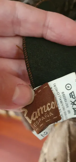 Chaquetón de pelo marrón