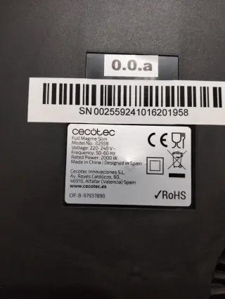 Placa inducción Cecotec