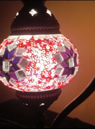 Lámpara turca mosaico