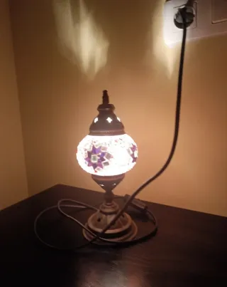 Lámpara turca mosaico