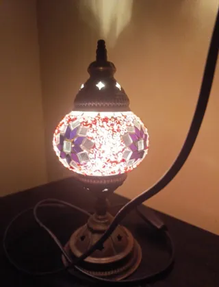 Lámpara turca mosaico