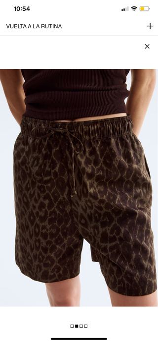 Pantalones cortos H&M estampado animal