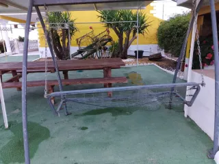 Balancin metálica y de tela