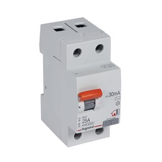 LEGRAND Diferencial Bipolar, Blanco, 25 Amperios,