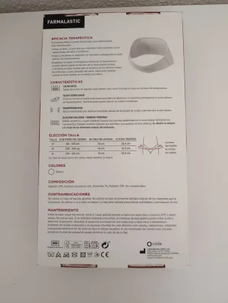 Cinturón Pélvico Lumbo Abdominal Farmalastic