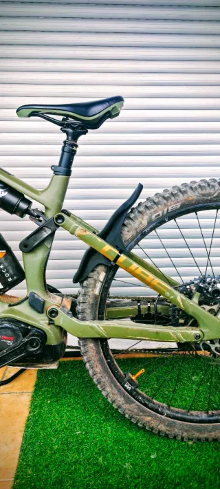 Guardabarros trasero bici largo