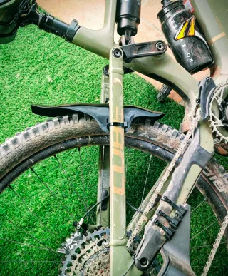 Guardabarros trasero bici largo