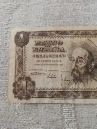 Billete 1 Peseta Banco de España 1951
