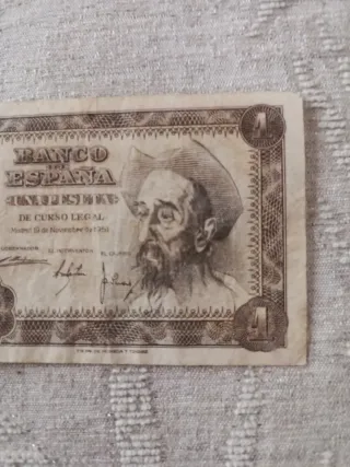 Billete 1 Peseta Banco de España 1951